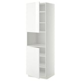 METOD Kabinet tinggi mikro + 2 pintu