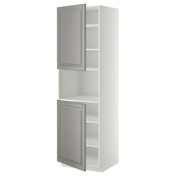 METOD Kabinet tinggi mikro + 2 pintu