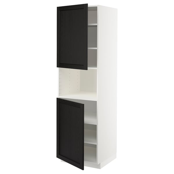 METOD Kabinet tinggi mikro + 2 pintu