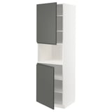 METOD Kabinet tinggi mikro + 2 pintu