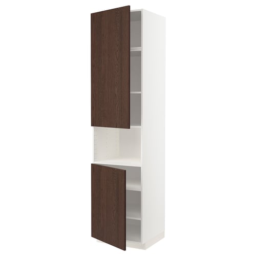 METOD Kabinet tinggi mikro + 2 pintu