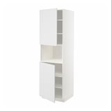 METOD Kabinet tinggi mikro + 2 pintu