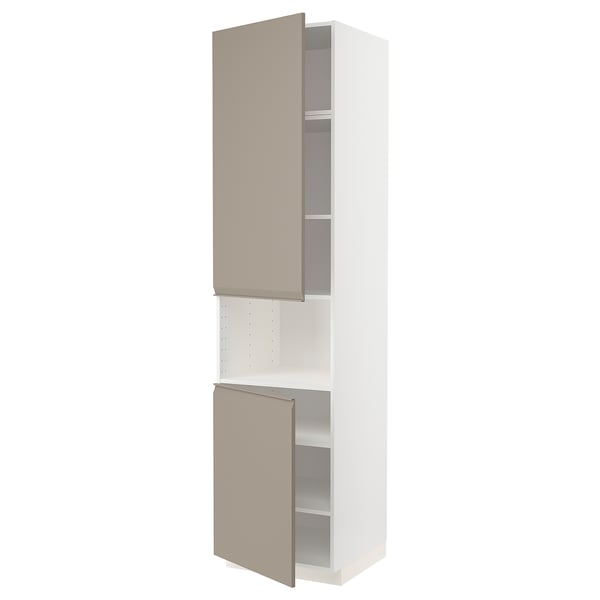 METOD Kabinet tinggi mikro + 2 pintu