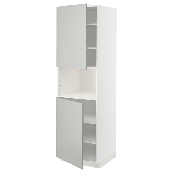 METOD Kabinet tinggi mikro + 2 pintu