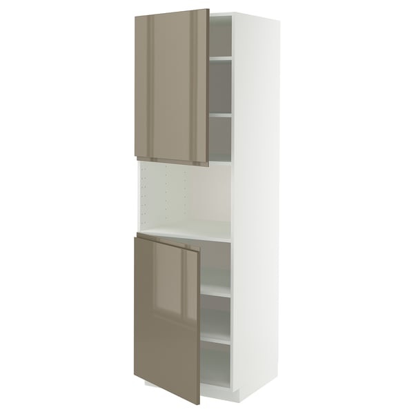 METOD Kabinet tinggi mikro + 2 pintu