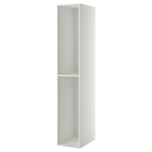 METOD Kabinet tinggi, putih, 40x60x220 cm