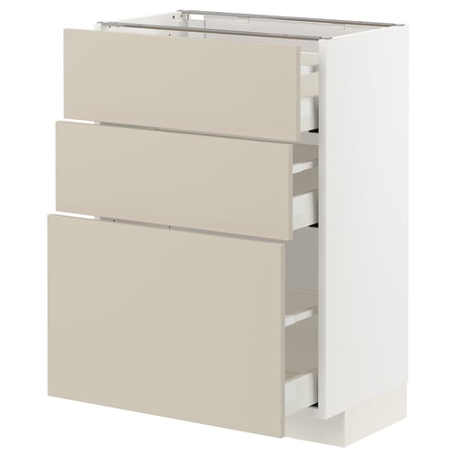 METOD / MAXIMERA Kabinet dasar + 3 laci