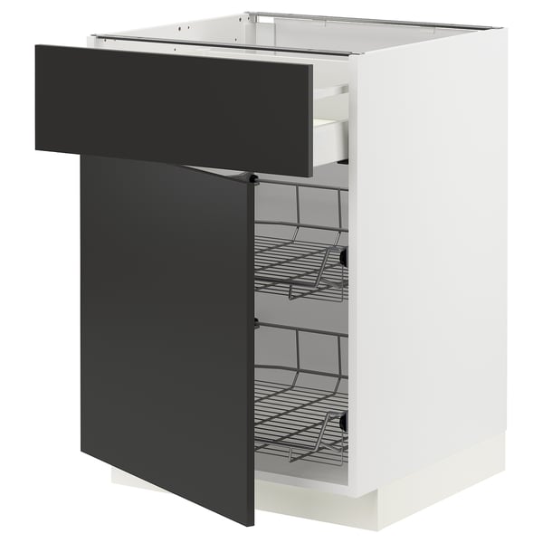 METOD / MAXIMERA Kabinet dasar + bakul/laci/pintu