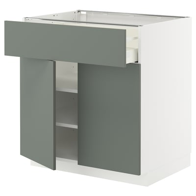 METOD / MAXIMERA Kabinet dasar + laci/2 pintu