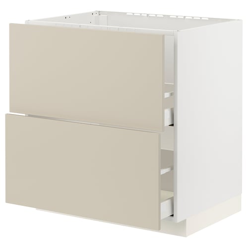 METOD / MAXIMERA Kabinet dasar sink + 2 depan/2 laci