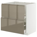 METOD / MAXIMERA Kabinet dasar sink + 2 depan/2 laci