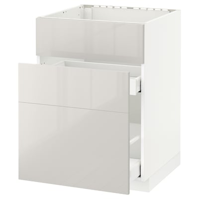 METOD / MAXIMERA Kabinet dasar sink + 3 depan/2 laci