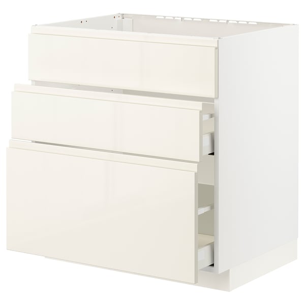 METOD / MAXIMERA Kabinet dasar sink + 3 depan/2 laci
