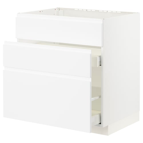 METOD / MAXIMERA Kabinet dasar sink + 3 depan/2 laci