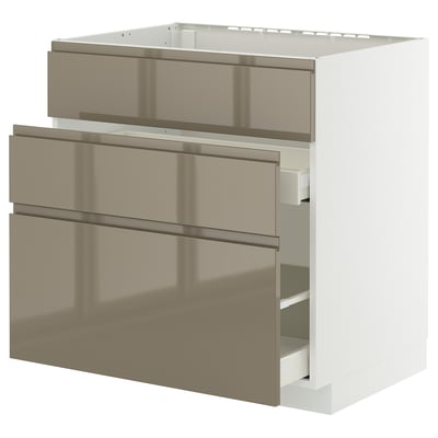 METOD / MAXIMERA Kabinet dasar sink + 3 depan/2 laci