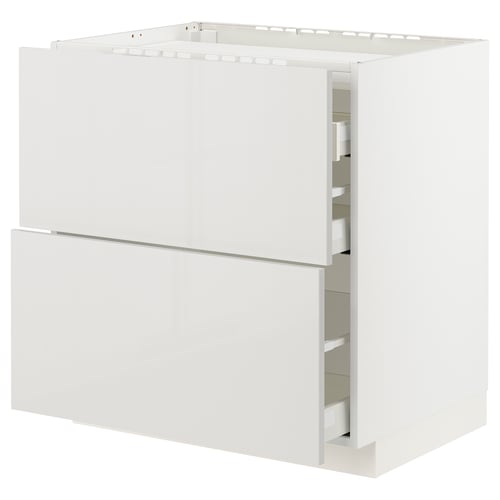 METOD / MAXIMERA Kabinet dasar utk hob/3 depan/laci