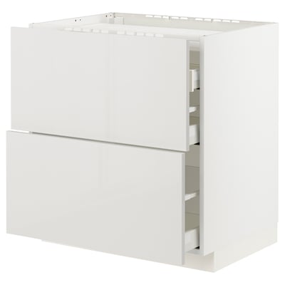 METOD / MAXIMERA Kabinet dasar utk hob/3 depan/laci