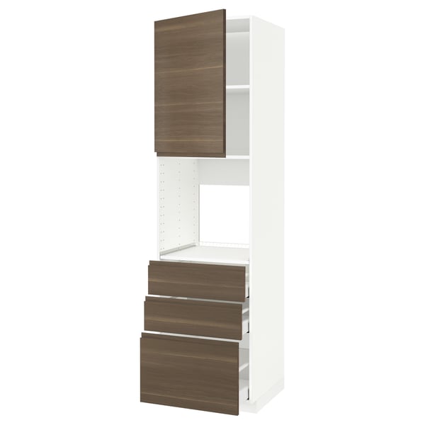 METOD / MAXIMERA Kabinet tinggi ketuhar+2 pintu/laci