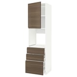 METOD / MAXIMERA Kabinet tinggi ketuhar+2 pintu/laci