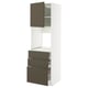 METOD / MAXIMERA Kabinet tinggi ketuhar+2 pintu/laci