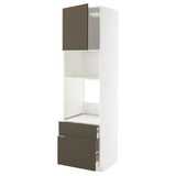 METOD / MAXIMERA Kabinet tinggi ketuhar/mikro+pintu