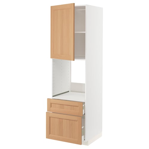 METOD / MAXIMERA Kabinet tinggi ketuhar + pintu/laci