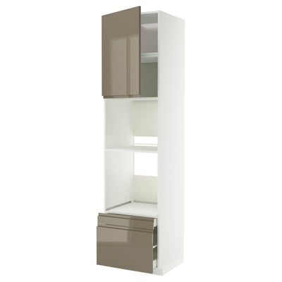 METOD / MAXIMERA Kabinet tinggi + pintu/2 laci