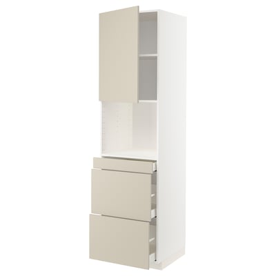 METOD / MAXIMERA Kabinet tinggi + pintu/3 laci