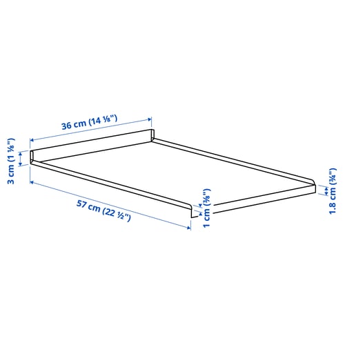METOD Pelindung rak, untuk kabinet sink, 40 cm