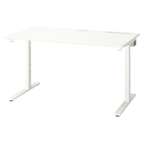 MITTZON Meja, putih, 140x80 cm