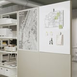 MITTZON Skrin akustik untuk rangka dgn roda, Gunnared kuning air, 85x193x5 cm