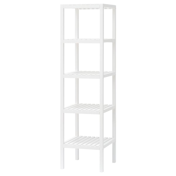 MUSKAN Unit rak, putih, 37x140 cm