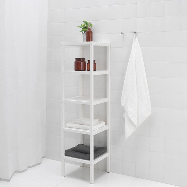 MUSKAN Unit rak, putih, 37x140 cm