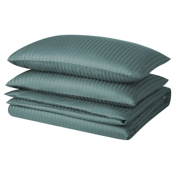 NATTJASMIN Sarung duvet dan 2 sarung bantal