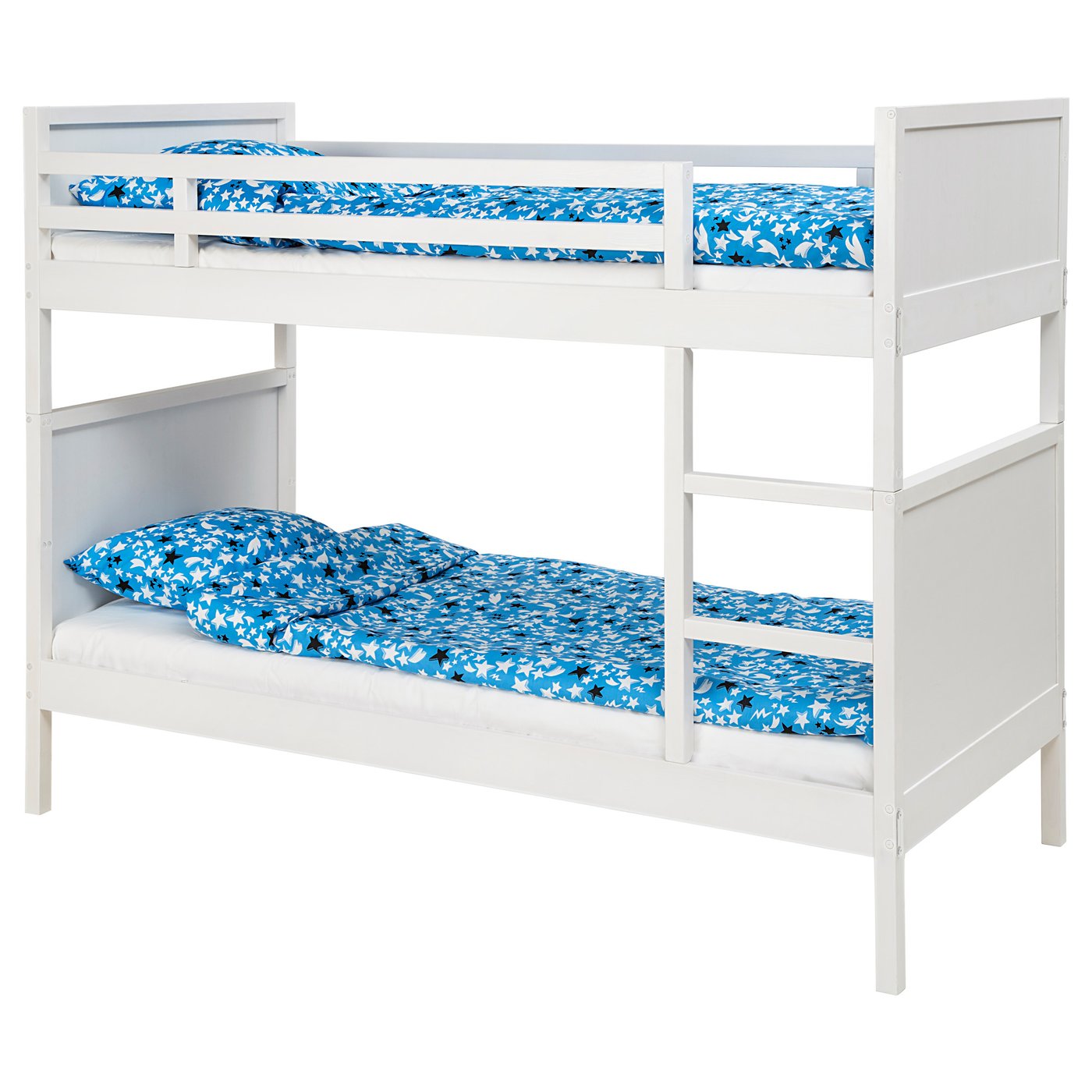 NORDDAL Rangka katil 2 tingkat, putih, 90x200 cm - IKEA