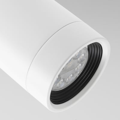 NYMÅNE Lampu sorot siling dgn 1 lampu, putih