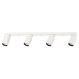 NYMÅNE Lampu sorot siling dgn 4 lampu, putih