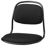 ÖRFJÄLL Cengkerang tempat duduk, hitam/Vissle hitam