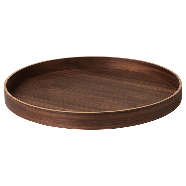 OMBONAD Dulang, kayu walnut, 42 cm