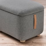 OSKARSHAMN Kerusi kepak dengan bangku kaki