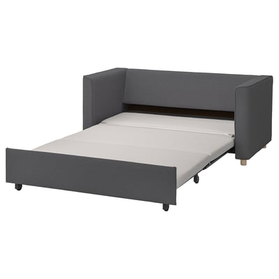 PÄRUP Katil sofa dua tempat duduk, Vissle kelabu