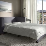 PÄRUP Katil sofa dua tempat duduk, Vissle kelabu