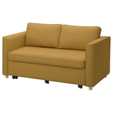 PÄRUP Katil sofa dua tempat duduk, Vissle kuning-coklat