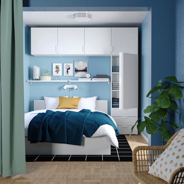 PLATSA Almari pakaian 5 pintu + 3 laci