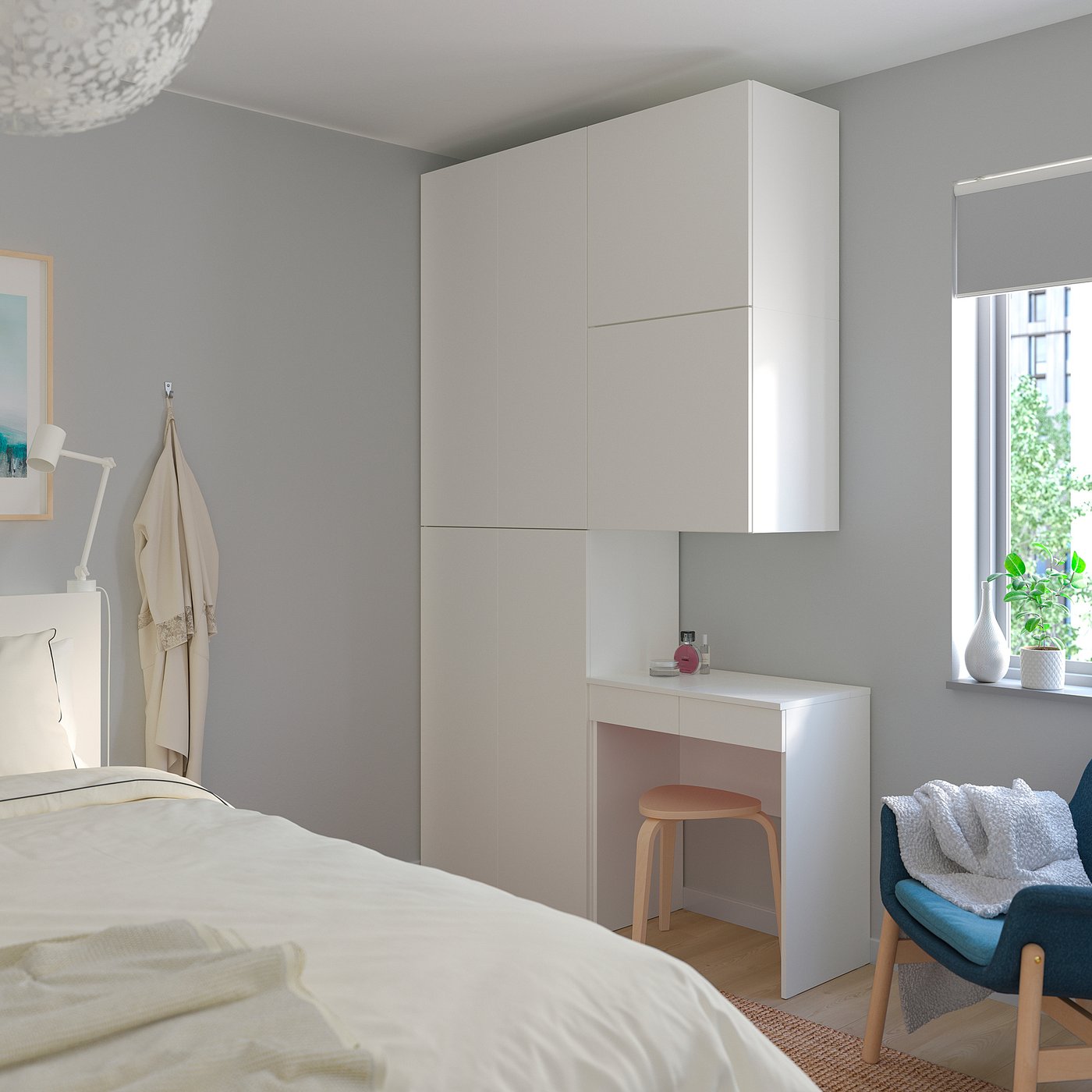 PLATSA Almari pakaian 6 pintu