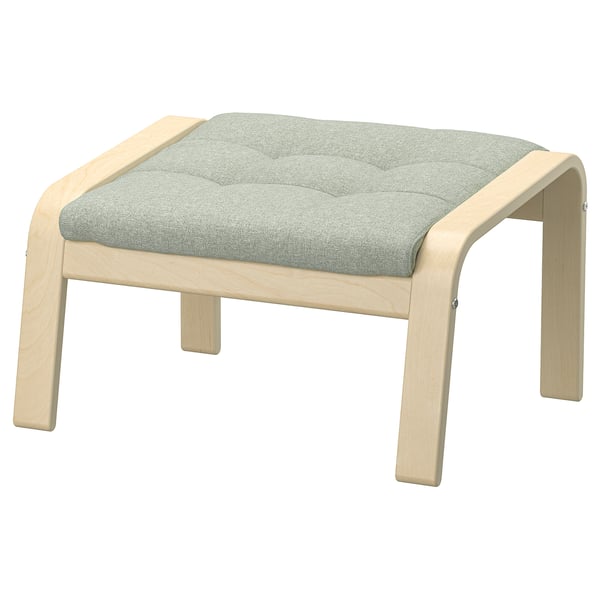 POÄNG Kerusi berlengan, tempat letak kaki