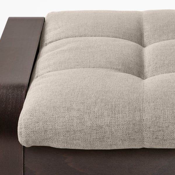 POÄNG Kerusi berlengan, tempat letak kaki
