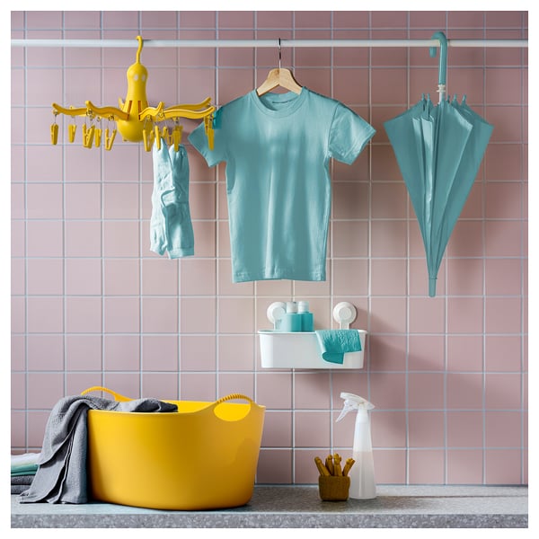 PRESSA Pengering gantung 16 sepit baju, kuning