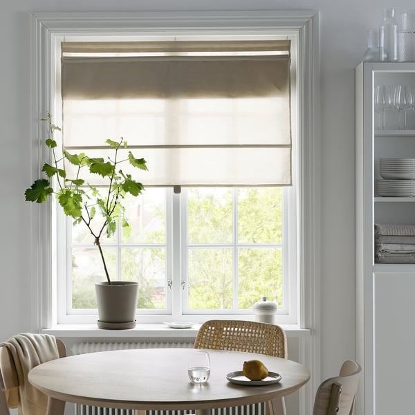 RINGBLOMMA Bidai Roman, kuning air, 120x160 cm