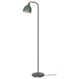 RÖDFLIK Lampu lantai/bacaan, kelabu-hijau